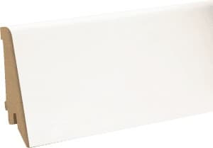 Plinta MDF gama Motion. Plinta alba 80 mm.