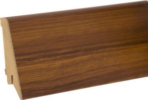 Plinta MDF gama Motion. Plinta castan rosu 80 mm.