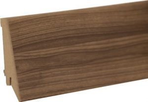 Plinta MDF gama Motion. Plinta cires inchis 80 mm.