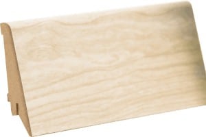 Plinta MDF gama Motion. Plinta frasin alb 80 mm.