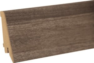 Plinta MDF gama Motion. Plinta nuc argintiu 80 mm.