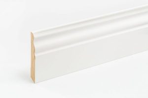 Plinta alba inalta din MDF. Plinta MDF 100 mm. Plinta alba lata - plinta lata