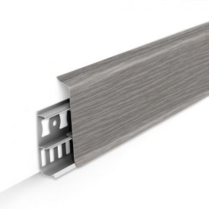 Plinta canal cablu Deconika stejar cenusiu 85 mm